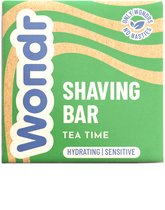 WONDR shaving bar - Tea Time - gevoelige & droge huid - verzorgend - voor hem&haar - 80g
