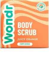 WONDR scrub bar - Juicy Orange - Hydraterend & verfrissend - Stevige (bamboe) scrub - 110g