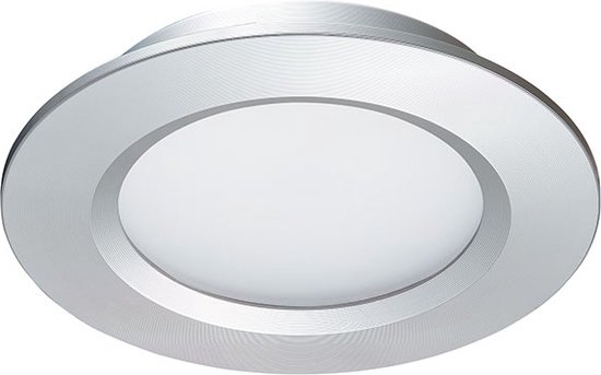 Ledisons Modena - Set met 12 zilveren LED-inbouwspots en afstandsbediening - dimbaar - 3 jaar garantie - 2700K (extra warm-wit) - 200 Lumen 3W - IP44