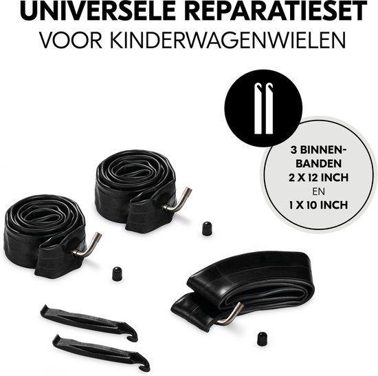 Hauck Pushchair Repair Kit 3WS - binnenbanden - Black van Hauck — afbeelding 4