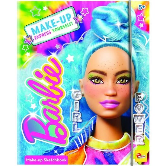 Boek om te leren hoe je make-up en make-up aanbrengt - Barbie schetsboek make-up - LISCIANI