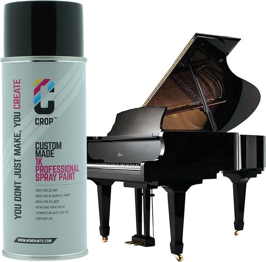 Peinture CROP Piano NOIRE en bombe aérosol