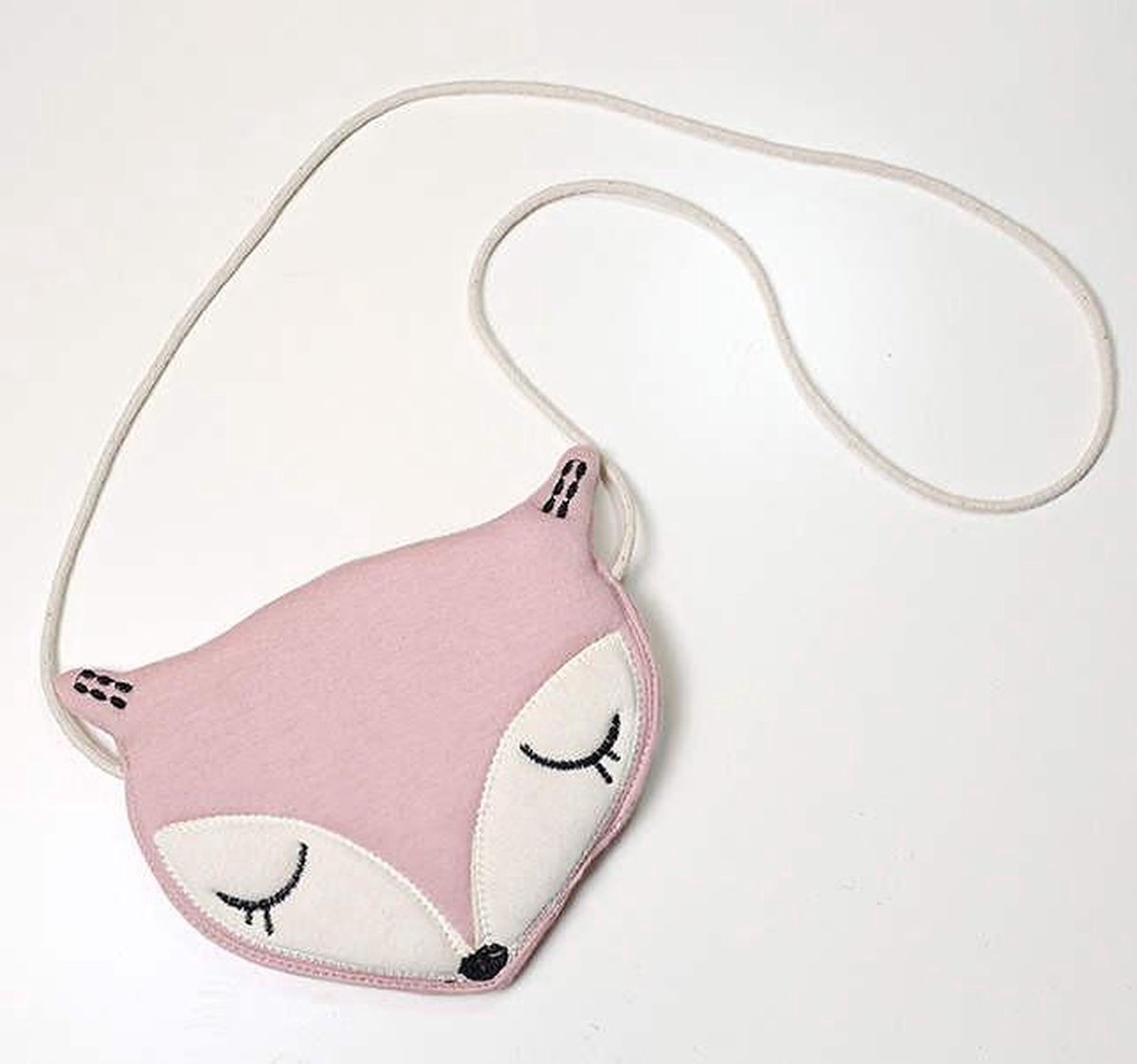 Meisjes Tasje Vos – Roze Crossbodytas – Schoudertasje voor Peuter en Kleuter – 3-6 Jaar