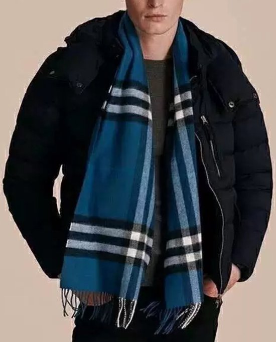 L-180*35 Warme Wol Klassieke Engelse Ruiten sjaal - Tijdloos Elegant voor de Winter, Topkwaliteit
