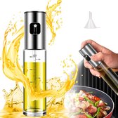 Pulvérisateur et distributeur d'huile - Flacon pulvérisateur pratique pour huile d'olive et vinaigrettes - Dosage précis - 100 ml - Design rechargeable et compact - Accessoire de Cuisine pour une cuisine saine