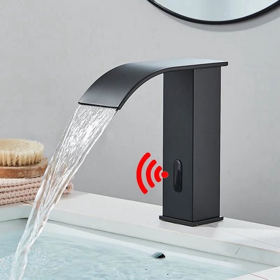 Wastafelkraan opbouw automatische sensor 18 cm koud water