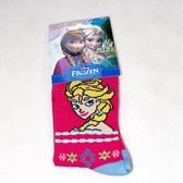 Frozen sokken Elsa Blauw-Maat 31- 34