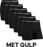 DANISH ENDURANCE Katoenen Boxershorts met Gulp- Onderbroeken voor Heren- 6 pack - Maat 3XL