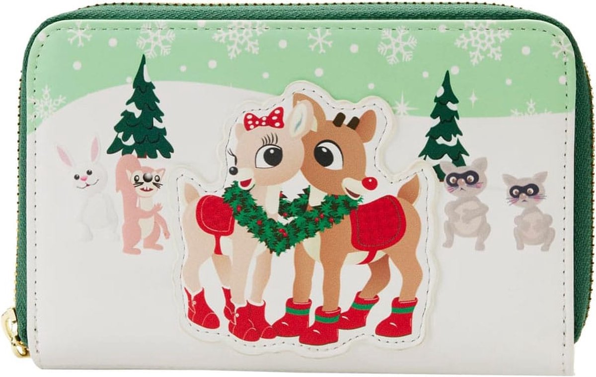 Loungefly Rudolph the Red-Nosed Reindeer by Loungefly Wallet Rudolph Merry Couple Wallets