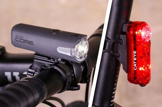 CatEye SyncCore + SyncKinetic Fietsverlichting Set - Bluetooth - LED — afbeelding 2