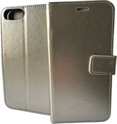 Portemonnee Book Case Hoesje Geschikt voor: iPhone 7 Plus / 8 Plus - goud