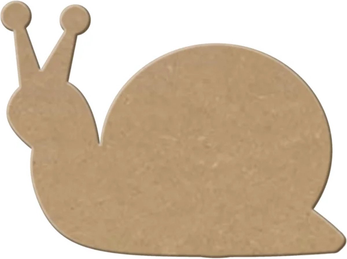 MDF Slak, creatief, knutselen, deco, 6 stuks, 3mm mdf 20cm