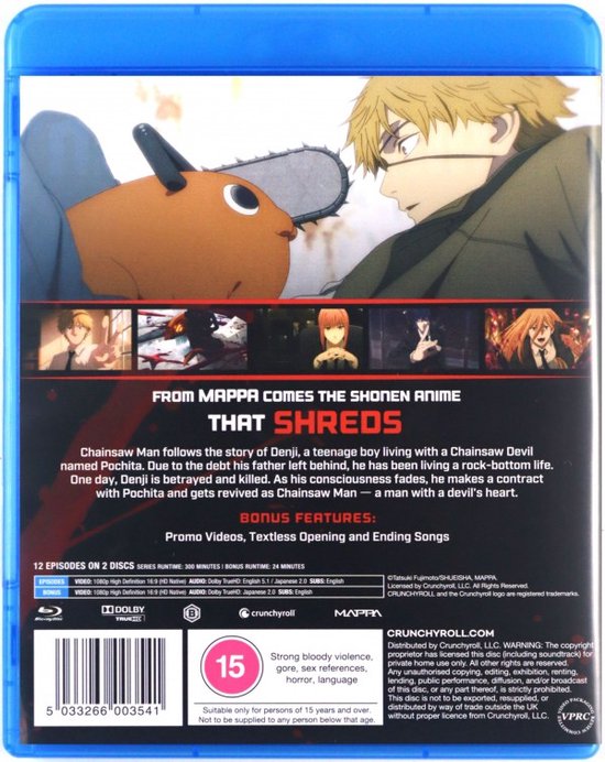 Chainsaw Man Blu-ray - Devil-human hybrid - 2xBlu-Ray | bol