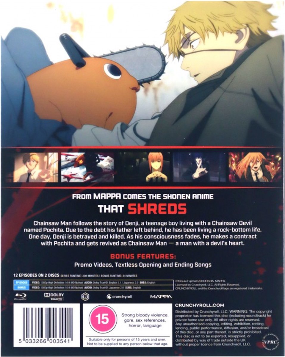 Chainsaw Man Blu-ray - Devil-human hybrid - 2xBlu-Ray | bol