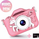 Kiddl Unicorn Digitale Kindercamera met Foto en Videofunctie - Kinderfototoestel Vlog en Selfie Camera - Speelgoedcamera