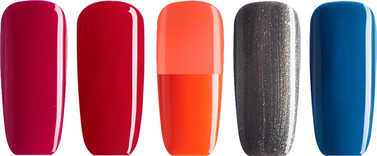 Goedkoopste AVN - Gellak – 7 x 10ml - Gel nagellak - Nagels - Gellak starterspakket - MIX4