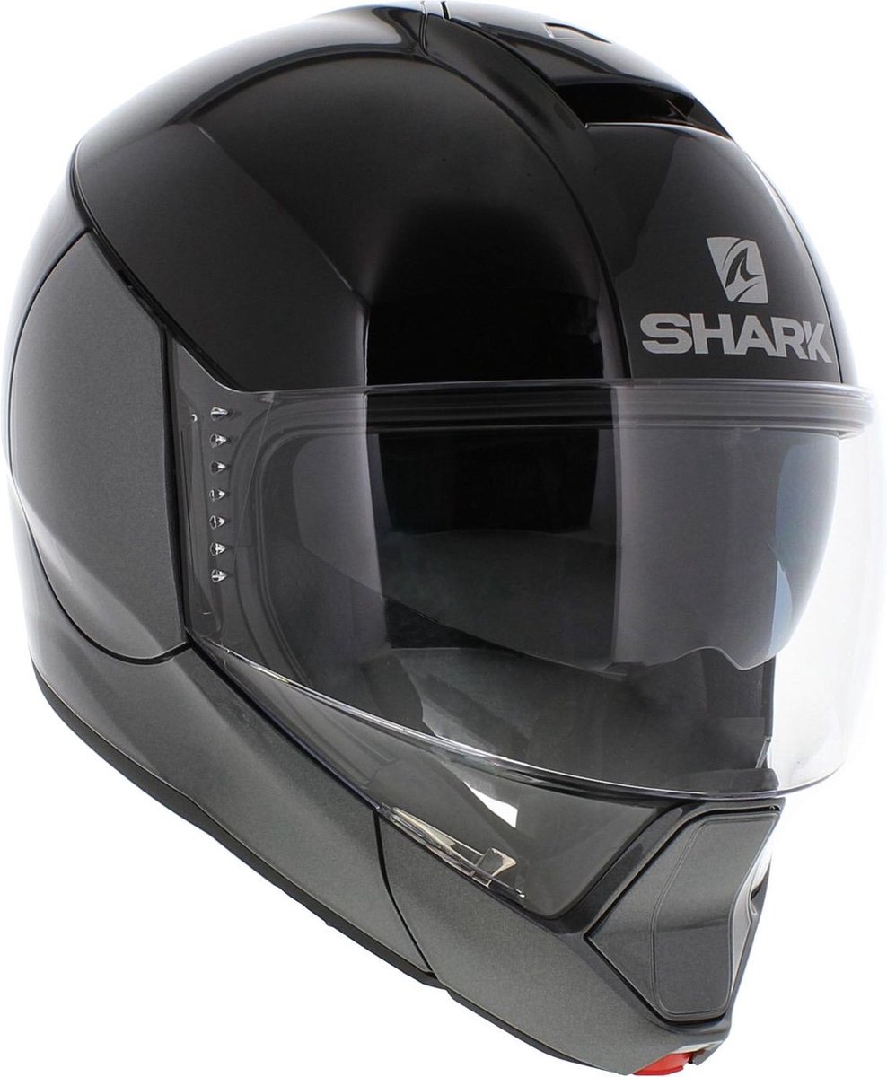 Shark Evojet Helm Dual glans zwart grijs – foto 4
