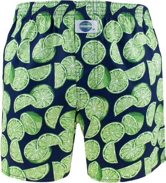 DEAL wijde boxershort lime blauw & groen 192261 - XXL