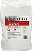 15 kg Millor premium extruded fresh adult lamb / rice hondenvoer