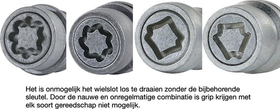 Antivol de jante - Antivol de roue adapté pour Volkswagen ID.4 2020 et ultérieur - Merk Dragonslock - Galvanisé - Revêtement Zwart - Meilleur choix