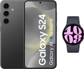Samsung Galaxy S24 5G - 128GB + Galaxy Watch6 40mm - Onyx Black