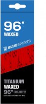 Blue Sports - waxed veters 96inch - 244cm rood voor ijshockeyschaats