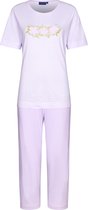Pastunette - Blossoms - Dames Pyjamaset - Paars - Katoen - Maat 52