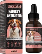 Nature's Antibiotic 60ml - Plantaardig alternatief voor antibiotica bij honden - Bij infecties en ontstekingen - Ondersteunt immuunsysteem hond