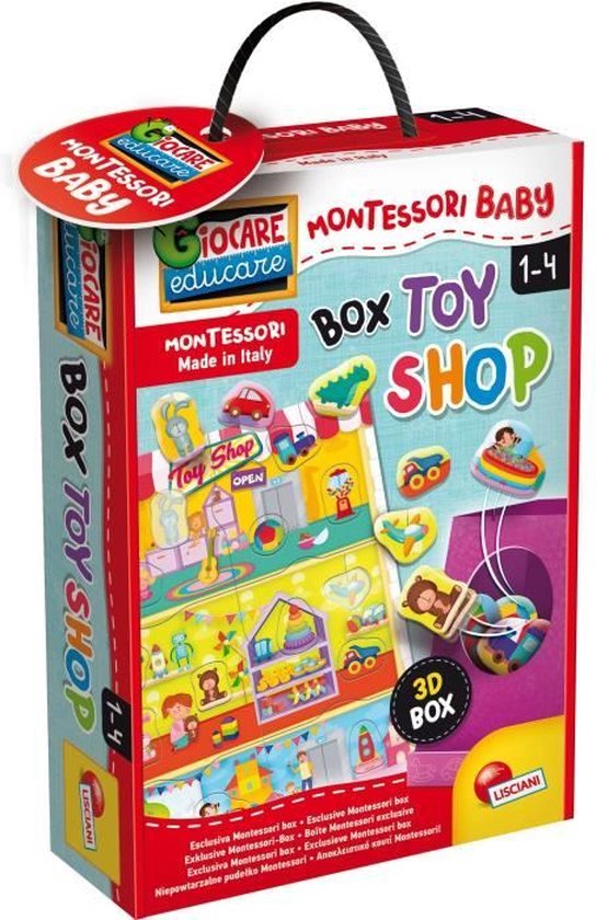 Box Toy Shop - leerspellen - gebaseerd op de Montessori-methode - LISCIANI — afbeelding 2