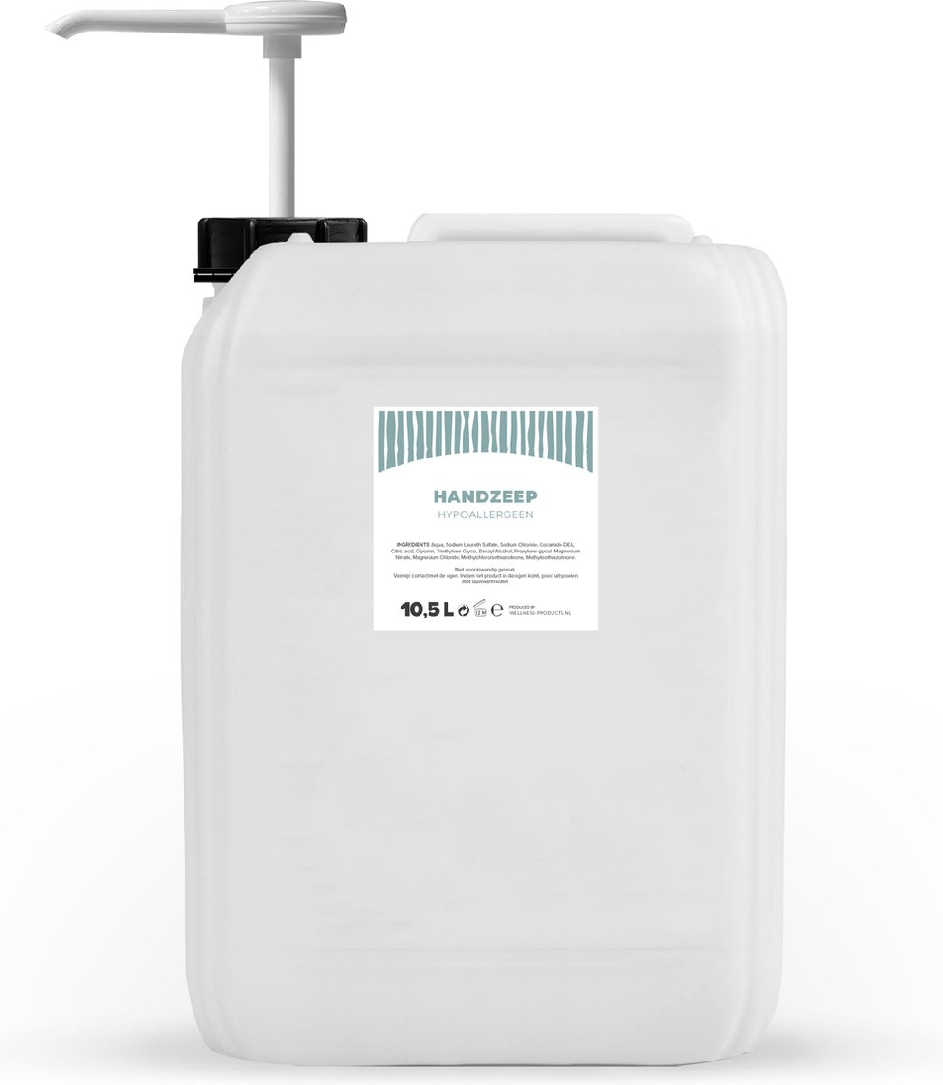 Handzeep Hypoallergeen Transparant 10 5 Liter Met Pomp Jerrycan Navulling Q1
