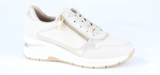 Rieker N9301-60 dames sneakers beige