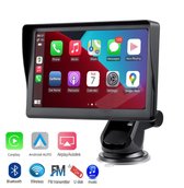 Navigatiesysteem 7 inch - 2023 - Apple Carplay (draadloos) - Android Auto - Universeel - Bluetooth - Touchscreen - Autonavigatie / CarPlay - auto - ontkoppel baar - autonavigatiesystemen