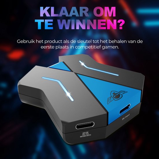 Spirit of Gamer Converter - Muis en toetsenbord - PS4, PS3, Xbox