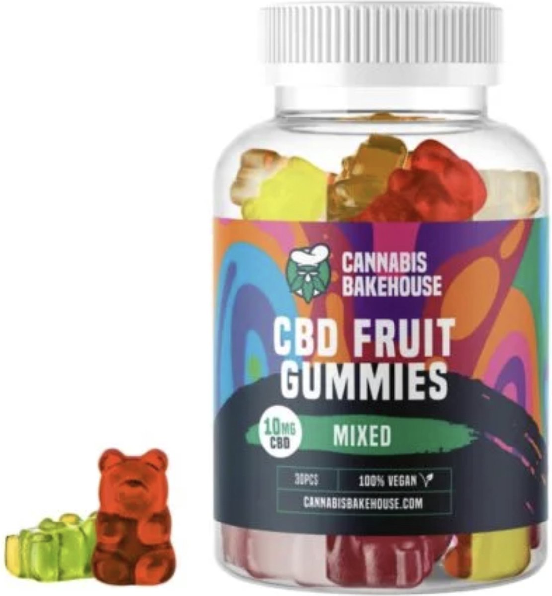 Cannabis Bakehouse - CBD Gummies - 125gram - 10mg CBD - 0% THC