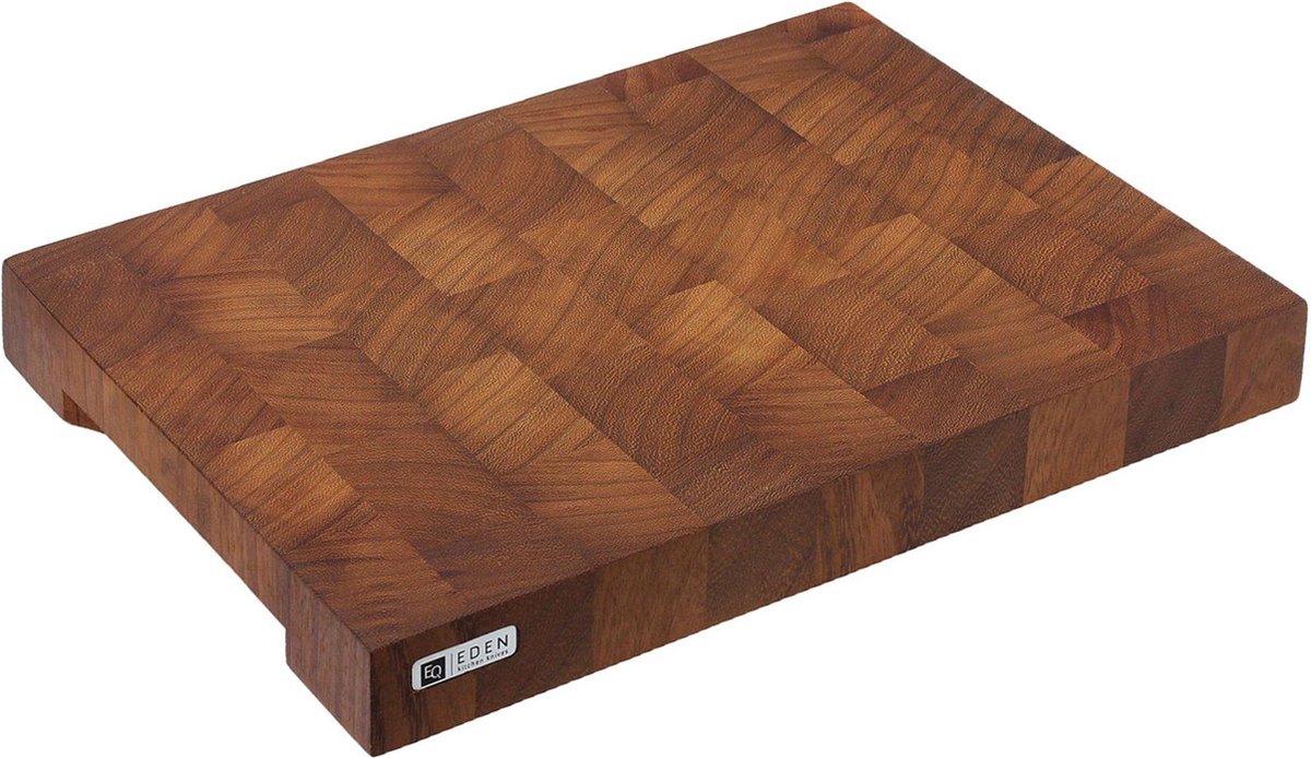 Eden Luxe Handgemaakte Snijplank 37x27 cm EQP006-3727 Irokohout