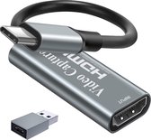 Sounix HDMI Game Capture Card - Video Capture - HDMI naar USB C - Met USB C Adapter - Zwart