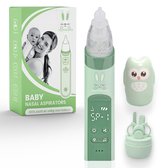 Hunnybunny® Elektrische Neusreiniger voor Baby’s met Muziek en Licht – Neuspeer - Aspirator - Neuszuiger - USB-compatibel - Incl. Verzorgingssetje