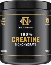 Twin Nutrition - Creatine Monohydraat - 500 gr - Neutraal - Microfijn - 500 gram