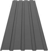 Karat Dakpanelen - Gevel- en dakbekleding - Geprofileerde dakplaten - 15 stuks - Grijs - 115 x 45 cm