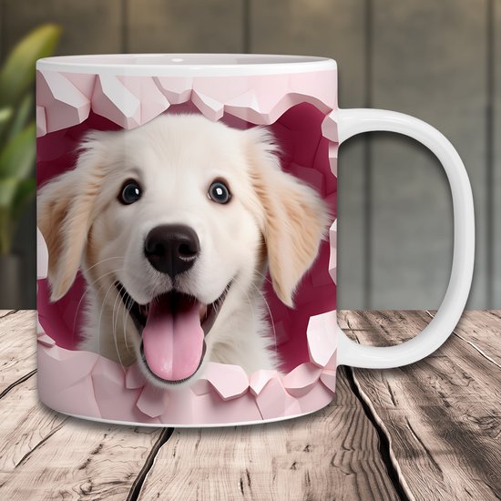 Mug Cadeau Saint Valentin Chien - Mug avec texte - Cadeau anniversaire - Cadeau pour femme - Mug à café - Cadeaux rigolos - Cadeau pour homme - Cadeau homme - Cadeau femme - Mugs et tasses - Cadeau Vaderdag ou fête des mères - Cadeau anniversaire