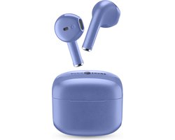 Music Sound Swag Headset Draadloos In-ear Oproepen/muziek Bluetooth Blauw