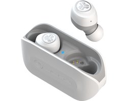 JLab Go Air Volledig Draadloze Oordopjes - Draadloze Oordopjes - Bluetooth Oordopjes - Wireless Earbuds - Draadloze Oortjes- 20 uur Speeltijd - 3 EQ Geluidsinstellingen - Bluetooth 5 - Oplaadcase met ingebouwde Oplaadkabel – Wit