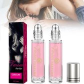 Parfum, Erotisch parfum, Feromoon aantrekkende parfumolie- parfum voor vrouwen, trekken feromonen voor vrouwen of mannen aan. Love Lust-parfum (2 Stuks)