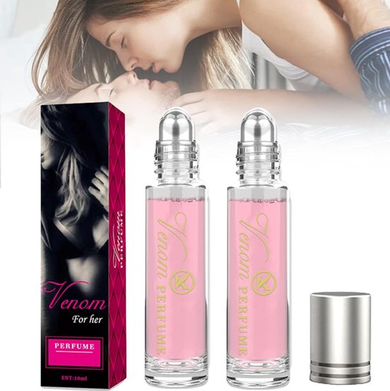 Parfum, Erotisch parfum, Feromoon aantrekkende parfumolie- parfum voor vrouwen, trekken feromonen voor vrouwen of mannen aan. Love Lust-parfum (2 Stuks)