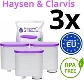 3x Haysen & Clarvis waterfilter voor Philips Saeco AquaClean koffiemachines, vervangend Philips Saeco filter 3 stuks