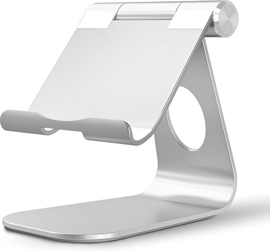 White Support pliable en aluminium pour téléphone portable & tablette -  Prix pas cher