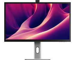 Alogic Clarity Pro Touch 27" UHD 4K Monitor with 65W PD, Webcam and Touch Screen - Grijs