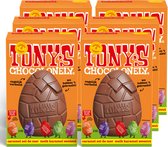 Tony's Chocolonely Chocolade Paasei Groot - Hol Ei met Melkchocolade en Karamel Zeezout + 5 Kleine Paaseieren - Paaschocolade - Paas Cadeau - Paascadeautjes voor Kinderen - 6 x 242 Gram