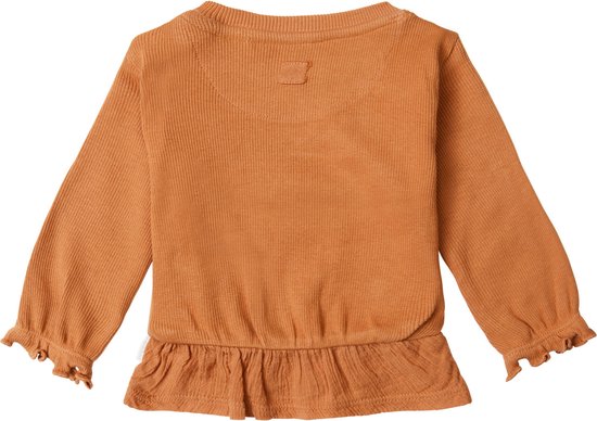 Noppies Baby Mädchen Shirt Chelsea - Langarm Mit Rüschen, Nachhaltige Baumwolle