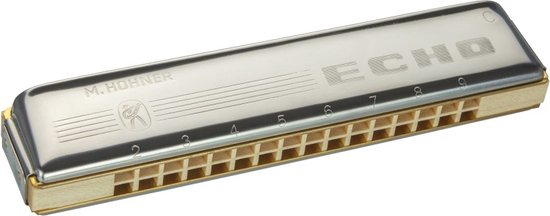 Hohner Echo 32 C - Tremolo mondharmonica